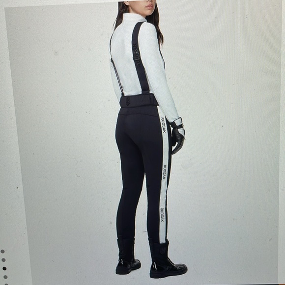 Rudsak messa one piece ski pant suit with logo straps - Picture 3 of 12